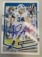 Alex Anzalone Signed Card with COA