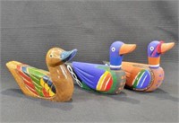 Handcrafted Wooden Ducks