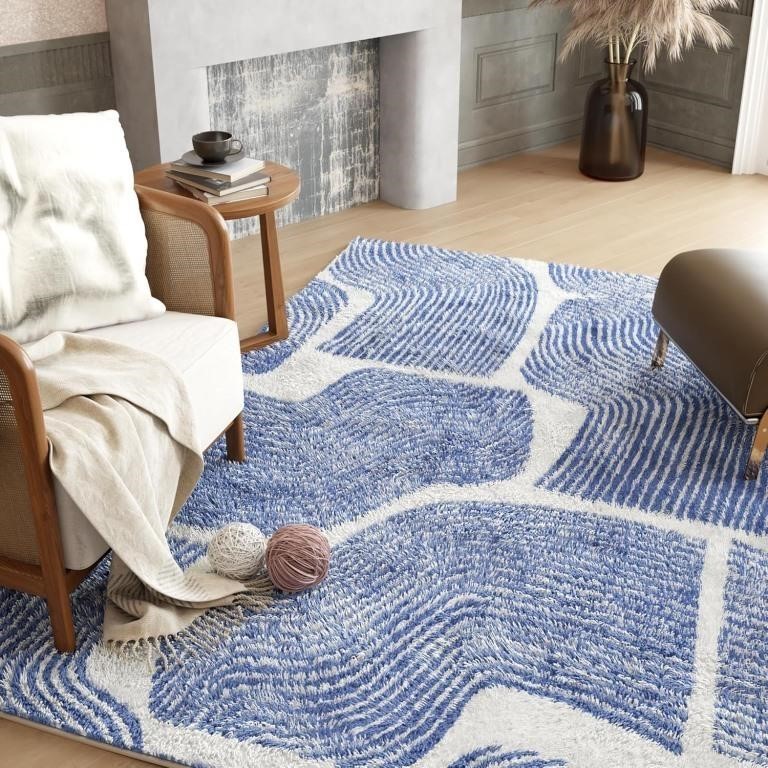 ODIKA ULTRA SOFT ZEN AREA RUG 5FT x 7FT