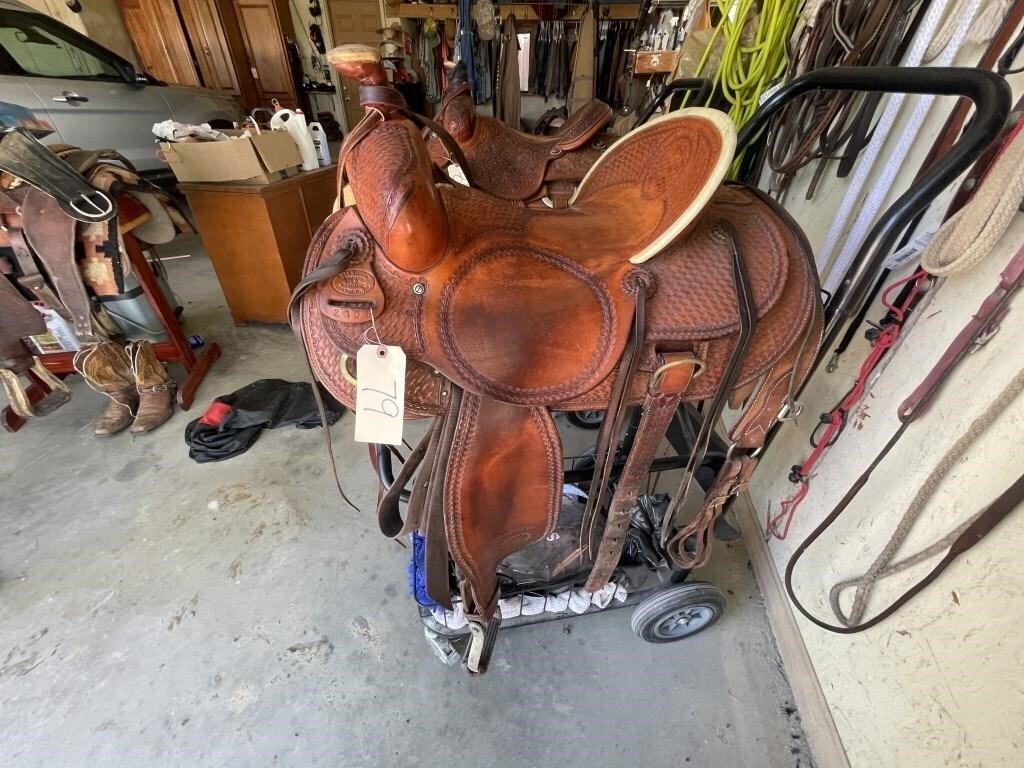 Billy Cook Saddle 16" Seat Ser#2176