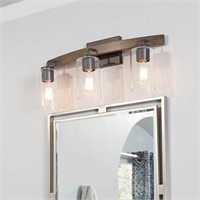 $130  Bradberry 3-Light Farmhouse Vanity Light