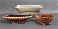 Trio of Assorted Ceramic Planters
