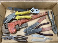 pipe wrench, adjustable, cutters and more