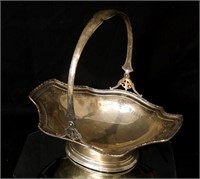 Sterling silver Victorian bride's basket