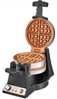 CRUX DOUBLE ROTATING BELGIAN WAFFLE MAKER WITH