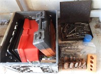 Large Qty of drill bits of various sizes,