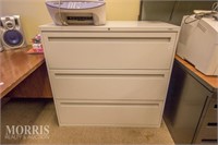 3 Drawer lateral file cabinet