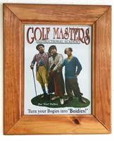 Framed Golf Masters Print