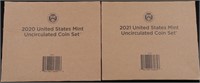 2020 & 2021 US MINT SETS IN ORIGINAL SEALED BOX