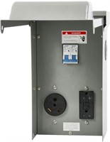 Temporary Power Outlet Panel, 30 amp RV