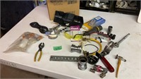 Ratchet, sockets, misc items