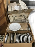 White Saucer Plates 5-3/8" Qty 15 Cases