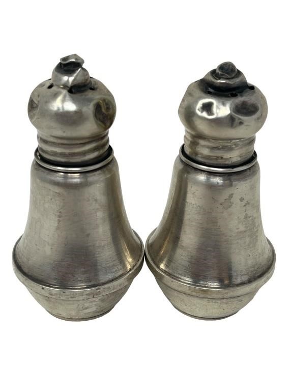 Duchin sterling silver salt and pepper shakers
