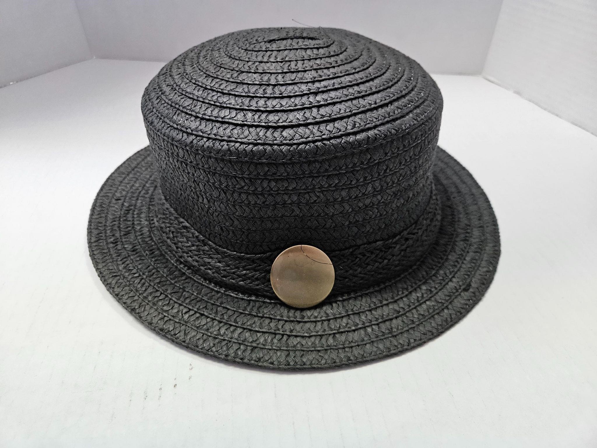 Black Straw Hat