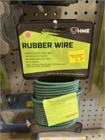 3 25FT ROLLS OF RUBBER COATED WIRE