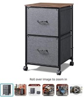 2 Drawer Mobile File Cabinet