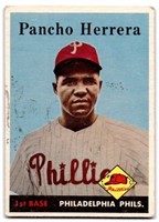 1958 Topps #433 Pancho Herrera Low End Condition.