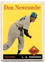 1958 Topps #340 Don Newcombe HOF Low End Condition