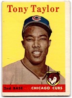 1958 Topps #411 Tony Taylor Rookie RC (First good