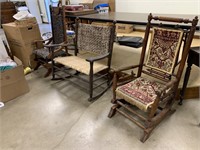 ANTIQUE ROCKING CHAIRS