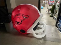 Arkansas Razorback 4ft inflatable helmet