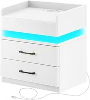 Rolanstar Nightstand  Charging Station  LED