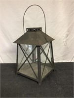 C7) unique large metal lantern. It measures
