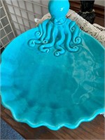 Turquoise Octopus candy dish