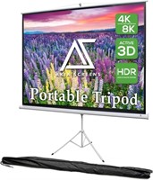 Akia Screens 100 inch Projector Screen with Stand