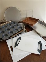 Baking Pans and Cutting Boards Kitchen