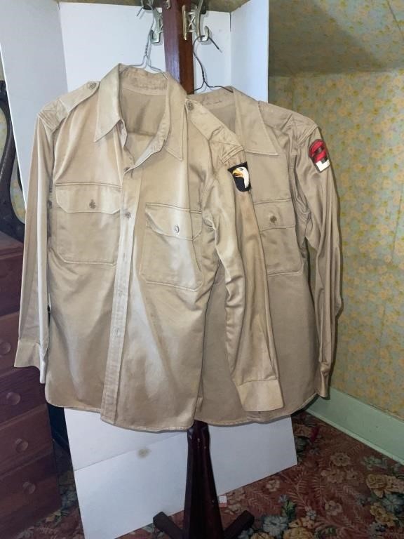 Two military shirts with pants