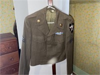 Military wool jacket