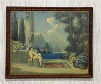 33x29 Antique M. parrish Style Lithograph