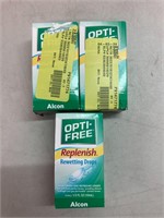 (Set of 3) Opti-free Replenish Rewetting Drops 1/3