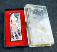 Vintage Imperial Korea Butane Cigarette Lighter