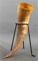 Continental Drinking Horn, 19th C.