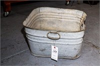 Galvanized Square Tub