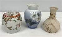 Signed Pottery Vase, Royal Copenhagen Vase