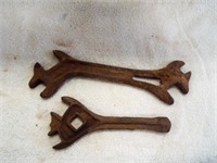 (2) Antique Tractor Farm Implement Tools