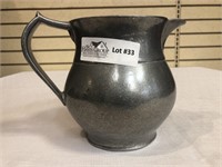 Wilton pewter pitcher6.5”