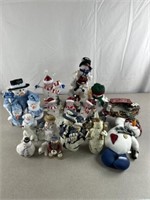 Holiday snowman collection