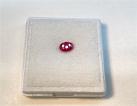 1.10ct Avg 7x5mm Oval Burma Ruby