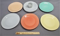 Fiesta Ware Plates & Cup