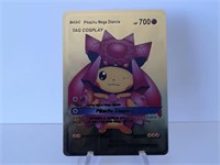 Pokemon Card Rare Gold Pikachu Mega Diancie