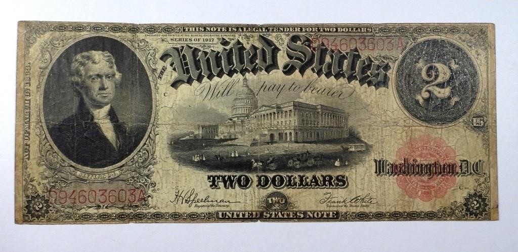 1917 $2 LEGAL TENDER NOTE