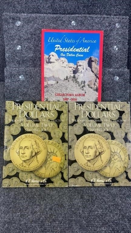 Empty Presidential Dollar Coin Books