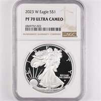 2023-W Proof Silver Eagle NGC PF70 UC