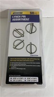 50-piece Lynch Pin Assortment Kit Sealed