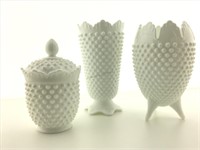 Fenton hobnail vases & more