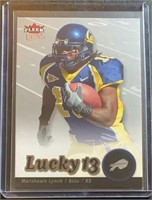 2007 Ultra Marshawn Lynch Rookie Card Lucky 13